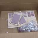 Wooden Jewelry Display Stand Set Pendant Necklace Display Holder Ring Earrings Bracelet Tabletop Storage Organizer Stand Set Combination for Show (Pink)