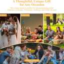 BADIABO Charcuterie Board with Clear Locking Lid, Travel Portable Cheese Board Set, Bamboo Cutting Boards for Kitchen, House Warming Gifts New Home, Gifts for Women (White - 1 Compartments)