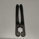 Car Seat Gap Filler Set of 2, Soft Foam Multifunctional Seat Side Gap Filler with Organizer & Hook Function, 3in1 Gap Stopper Universal Fit Car SUV Truck Fill The Gap Between Seat & Console (Most Cars  Standard, Black)