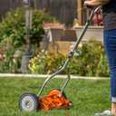 American Lawn Mower Company 1204-14 14-Inch 4-Blade Push Reel Lawn Mower, Red