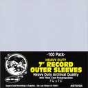 Square Deal Recordings & Supplies - 7" 45rpm Vinyl Record Outer Sleeves - Heavy Duty 4mil Thick - Archival Quality - Set of 100#07SP04