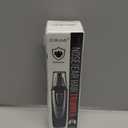 Ear and Nose Hair Trimmer Clipper - 2025 Professional Painless Eyebrow & Facial Hair Trimmer for Men Women, Battery-Operated Trimmer with IPX7 Waterproof, Dual Edge Blades for Easy Cleansing Black