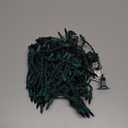 YULETIME 200 Multicolor Christmas Lights, Pack of 2 Sets 33 Feet 100 Count UL Certified Incandescent String Lights (Multicolor - Green Wire)