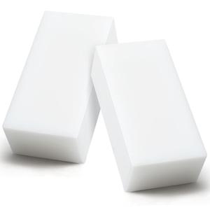 2 Pcs Hdpe Plastic Block 2" x 3" x 6", Polyethylene Solid Plastic Block for Machining, Home Floor Improvement, Prototyping, DIY Projects, Engineering (White)