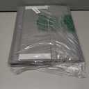 SpaceAid 4 Pack Bed Sheet Organizers and Storage, Foldable Organizer for Linen Closet, Sheets Set Folder Keeper with Window XL (Queen & King Size) Organizing Bedding Container, Gray 91ZDSN-SL01-G4