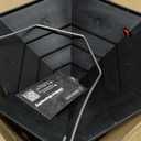 Kingsyard Metal Bird Feeder for Outdoor Hanging, Wild Bird Feeders with Circular Perch, Easy to Clean & Refill, 4 lbs Large Seed Capacity, Red