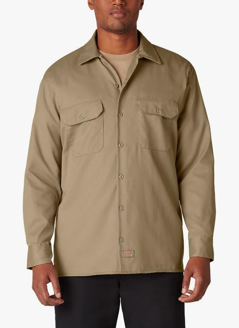 Dickies Men's Long Sleeve Work Shirt L