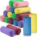 18 Pieces Throw Blankets Bulk for Wedding 50 x 60 Inch Soft Warm Lightweight Flannel Fleece Blankets Bulk Spring Wedding Favors for Guests Homeless Gift Couch Sofa Bed(Multi Colors)