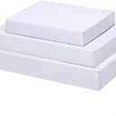 All Day Gifts 12-Pack White Gift Boxes with Lids  Multi-Pack Gift Wrap Boxes for Clothes, Apparel, Christmas and Birthdays, Assorted Sizes (Assortment)