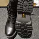 Soda FLING Women Chunky Lug Sole Lace up Fashion Combat Ankle Boot w/Side Zipper (6)