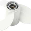 NovelBee Aluminum Alloy Boat Propeller for Yamaha 9.9-15 HP Outboard Motor (9 1/4x10-J)