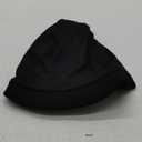 FADACHY Hat for Women - Soft Double-Layer Beanie with Ponytail Hole Spring Fall Winter Hats with Brim/Slouchy Beanie Cap (Black)