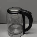 Cosori Electric Kettle, No Plastic Filter & Spout, 1.8Qt Tea Kettle & Hot Water Boiler For Coffee & Tea, Water Heater & Teapot, Automatic Shut Off, Borosilicate glass, Black, 1500W