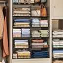 5-Tier Clothes Storage Bins for Closet Organizer System