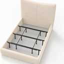 Bed Frame Support System, 12 Legs & 3 Cross Rails, 1000LB