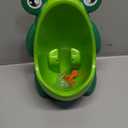 Frog Pee Training,Cute Potty Training Urinal for Boys with Funny Aiming Target,Green Urinals for Toddler Boy