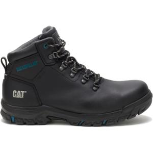 CAT Women's Mae Waterproof Steel Toe Work Boot (6.5, Black)