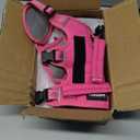 Escape Proof Dog Harness for  Dogs Six Point Adjustable, Service Dog Vest Harness and Leash Set, No Pull Dogs Harnesses with Handle, Medium Dog Harnesses for Walking(Pink, S)