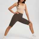 ODODOS Seamless Square Neck Tank for Women Ribbed Soft Sleeveless Longline Crop Tops (Gray, S)