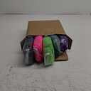 Gemscream 100 Pcs Large Yarn Pom Poms for Crafts 3 Inch Acrylic Yarn Balls Fuzzy Pompoms for Christmas DIY Hats Handmade Arts Holiday Xmas Party Hanging Decorations (Multi Colors)