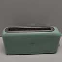 bella 2 Slice Slim Toaster, Fits-anywhere Kitchenware, 6 Setting Shade Control with Reheat & Cancel Buttons, Fits Sourdough, 10 Long Slot, Anti Jam & Auto Shutoff, 900 Watt, Seaglass