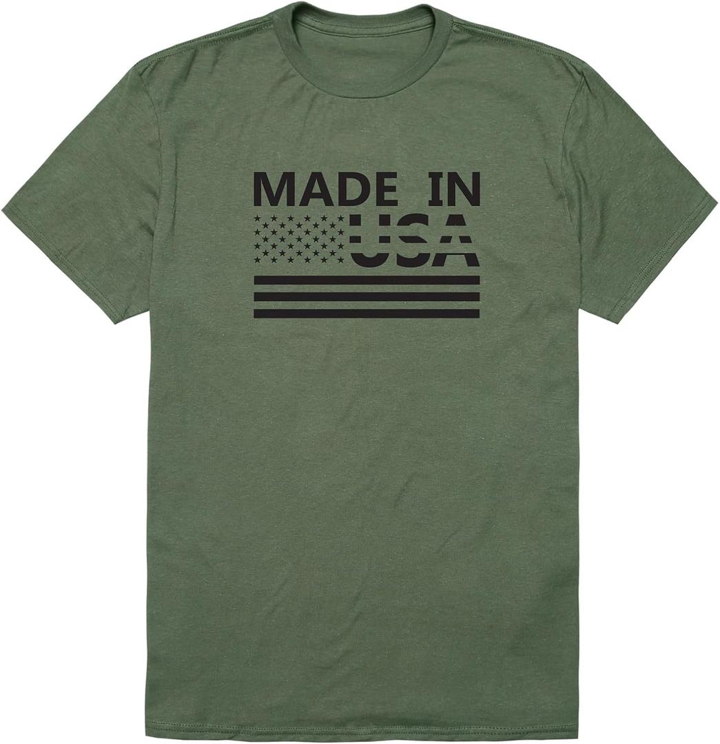 Rapiddominance America Basic Tees (Green, S)