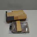 Desktop Black Glass Dry Erase Whiteboard with Reversible Wood Stand, Small Portable White Board Easel for Desk, Reusable Desk Notepad 9.5"x6.7" for Office, Home, School, Marker&Eraser Included, Yeoux