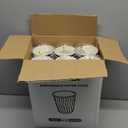 Lamosi Disposable Coffee Cups 16 OZ 90 Pack, Paper Coffee Cups 16 OZ for Hot Drinks or Cold Beverages, Insulated Corrugated Ripple Wall Cup No Lids for Office, Cafe, Home or Travel (Black)