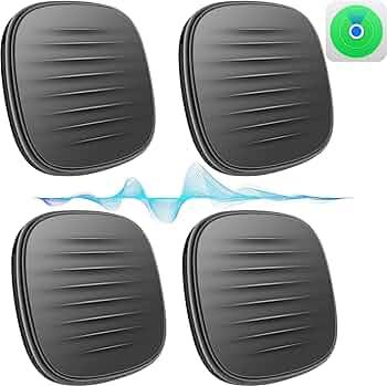 Air Tracker Tags 3 Pack: Bluetooth Tracker Work with Find (iOS only), Smart Tag Keys Finder Tracking Tags and Item Locator for Luggage Tracker, Bags, Wallet, Travel