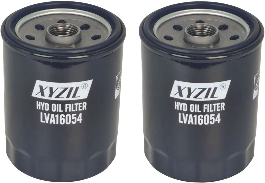 2X LVA16054 Hydraulic Oil Filter Compatible with John Deere 1023E 1025R 1026R 2025R 2026R 2032R 2036R 2038R 3025E 3032E 3036E 3038E Z920R Z930R Z950R Z955R Z960R Z970R 3-Bag Mower Tractor