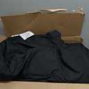 CozyLux Queen Comforter Set Black, 3 Pieces Solid Comforters Queen Size Breathable Quilted Bedding Sets, Luxury Soft Microfiber Down Alternative Comforter for All Season (1 Comforter & 2 Pillowcases)