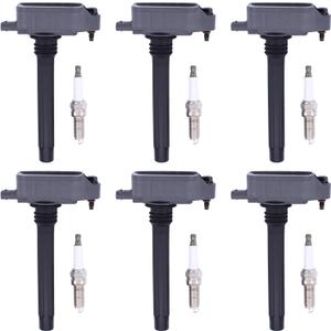 MOTOKU Ignition Coil and Spark Plug for Dodge Durango Ram 1500 ProMaster Jeep Wrangler Grand Cherokee Gladiator Chrysler Pacifica Voyager 3.6