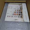 Clemate Upgraded X-Large Shoe Storage Box,8 Pack,Shoe Box Clear Plastic Stackable,Drop Front Shoe Box with Clear Door,Shoe Organizer and Shoe Containers For Sneaker Display,Fit up to US Size13