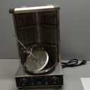 VEVOR Shawarma Grill Machine, 122F-572F, 13lbs Capacity, Chicken Shawarma Cooker Machine with 2 Burners, Stainless Steel, Electric Vertical Broiler Gyro Rotisserie Oven for Home and Commercial Use