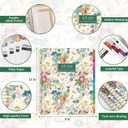 2027-2029 Monthly Planner - 3 Year Planner 2027-2029, JAN. 2027 - DEC. 2029, 3 Year Calendar 2027-2028-2029 Monthly Planners, 9" x 11", 36 Month Calendar with Colorful Tabs, Pocket, Notes - Beige