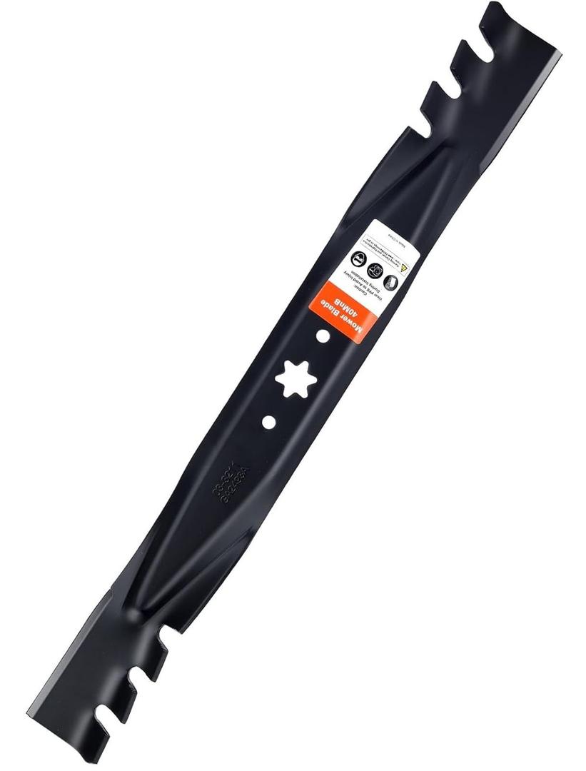 942-04308-X 942-04308 Mulching Blades for Troy Bilt Pony Bronco Cub Cadet 42 inch Deck Riding Tractor Zero Turn Mower XT1 ZT1 42 Lawn Mower Replace 942-0616 742-0616 942-04126 (6 Point Star)
