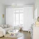 MAIHER Total Blackout Pinch Pleated Curtain 54''W x 84''L, Triple Weave Linen Textured Waterproof Pinch Pleated Drape with Tieback for Bedroom, Living Room (Pure White, 1 Panel)