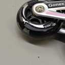 Gonex Inline Skates for Girls Boys Kids, Adjustable Skates Outdoor Blades Inline Roller Skates for Children Teens Women with Light Up Wheels for Indoor Outdoor Backyard Skating (L - Youth (4Y-7Y))