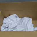 Putros Metal Arch Stand with Cover Set of 2 White Spandex Fitted Wedding Arch Cover and Round Top Chiara Backdrop Stand for Birthday Party Baby Shower Decoration 7.2FT, 6FT