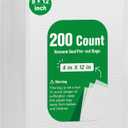 Syntus 200 Count Vacuum Sealer Bags Quart 8 x 12 inch for Seal a Meal, Commercial Grade BPA Free Heavy Duty Precut Seal Bags, Food Vac Bags for Storage, Meal Prep or Sous Vide
