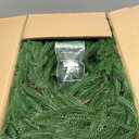 2Pack 9FT Christmas Garland Real Touch Norfolk Pine Garlands,Lifelike Greenery Garland for Mantle Fireplace Stairs Table Porch Decorations, Green Garland for Indoor Outdoor Winter Holiday Xmas Decor