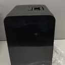 Frigidaire Mini Personal Fridge Cooler, Countertop, Holds Up to 10L/15 Cans, Brushed Black Stainless Rugged Design, Portable for Skincare, Makeup, Car, Office, Bedroom, Dorm Room, or Cabin