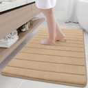 Buganda Memory Foam Bath Mat 47 x 32, Ultra Soft Absorbent Bathroom Rugs