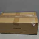 MOOACE Slim Storage Cart, 4 Tier Rolling Kitchen Shelving Unit on Wheels Mobile Narrow Cart with Wooden Tabletop for Bathroom, Laundry Narrow Places, 16.6''x 7.3''x 31.1''inch (Black)