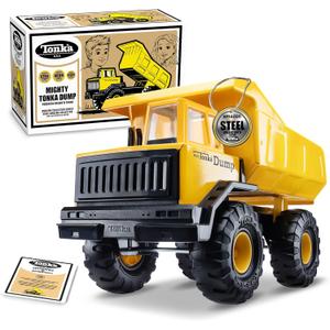 Tonka Retro Collector's Edition - Made with 2X More Steel, Kids Construction Toy, Metal Truck, Toy Truck for Boys and Girls, Kids, Toddlers, Ages 3+, Mighty Dump Truck