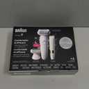 Braun Silk-pil 9 Epilator, Pivoting Head, Wet and Dry, Includes Body Trimmer, Shaver Head and Trimmer Comb,SES9-441