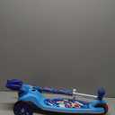 Sonic The Hedgehog 3D Kick Scooter for Kids, Self-Balancing 3 Wheeled Light Up Scooter with Extra Wide Anti-Slip Deck, Rear Brake, Lean to Steer, Lightweight Design, for Kids 3 and up, 75 LB Limit
