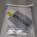 YoungsTex 72 Inch Length White Linen Curtains for Living Room 2 Panels, Rod Pocket Back Tab Semi Sheer Drapes for Light Filtering Window Treatments for Bedroom Dining, 52 X 72 Inch