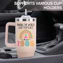 40th Birthday Gifts Women, Funny 1986 40th Birthday Gifts For Women Her, 40th Birthday Decorations For Woman, Turning 40 Year Old Bday Gifts for Woman, 40 and Fabulous 40oz Tumbler Cup Coffee Mug