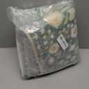 Uphome Boho Bathroom Rugs Green Vintage Bath Rugs Farmhouse Soft Shaggy Non Slip Bath Mat Machine Washable Distressed Floral Bath Mats for Bathroom Toilet Shower Sink, 20x32 inch